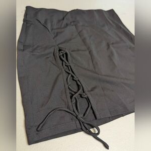 NWT Halara XS Black mini skirt